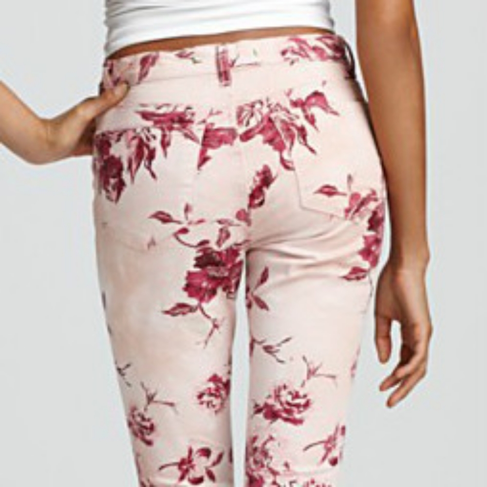 J Brand Floral Skinny jeans